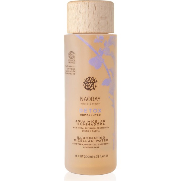 Naobay detox illuminating agua micelar 200ml