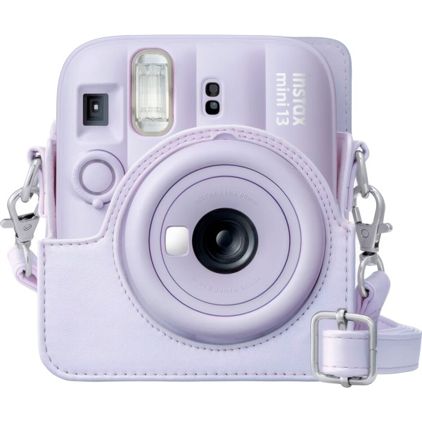 Fujifilm funda instax mini 13 dreamy purple / funda de cámara con correa ajustable